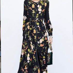 Zara long sleeve dress